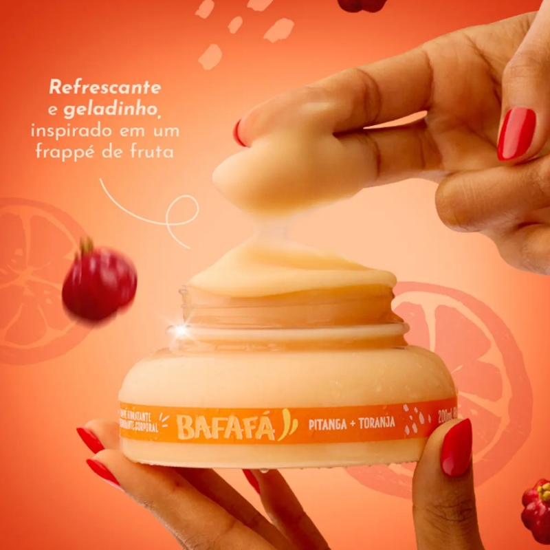 Frappé Hidratante Desodorante Corporal Bafafá 200ml - foto 3