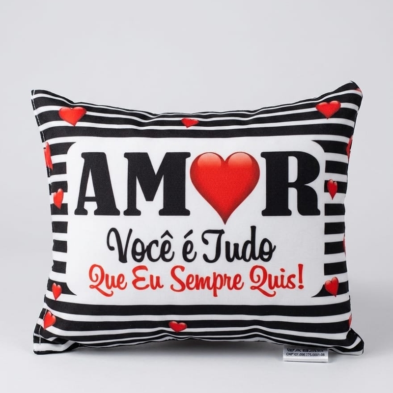 Almofada "Amor você é tudo que eu sempre quis"