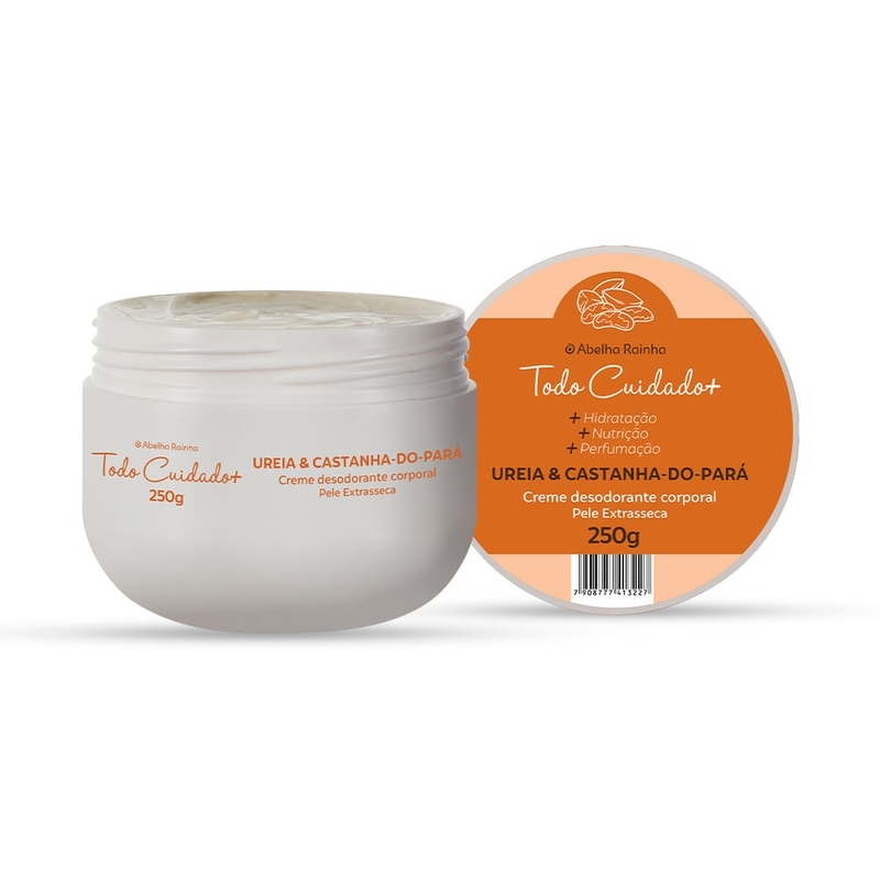 Todo Cuidado Mais Creme Desodorante Corporal Com Ureia e Castanhadopara 200g