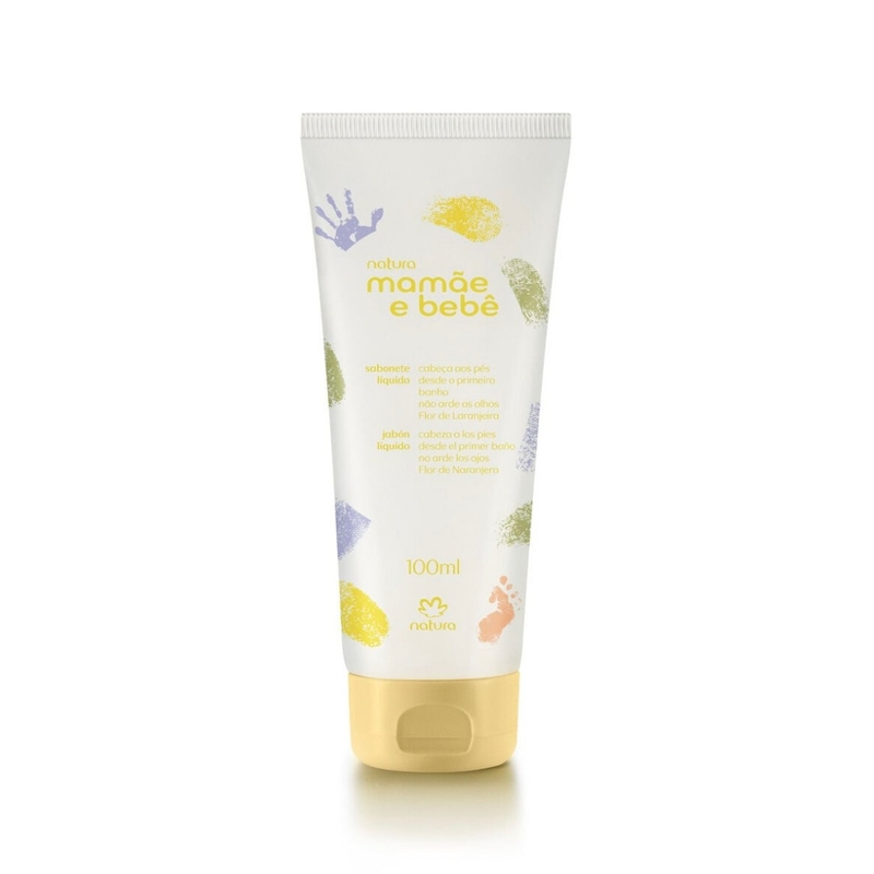 Sabonete Líquido Mamãe E Bebê Flor De Laranjeira 100ml