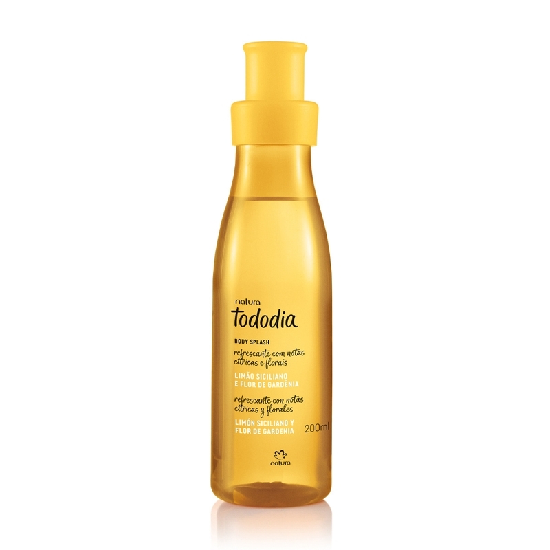 Body Splash Tododia Limão Siciliano e Flor de Gardênia 200ml