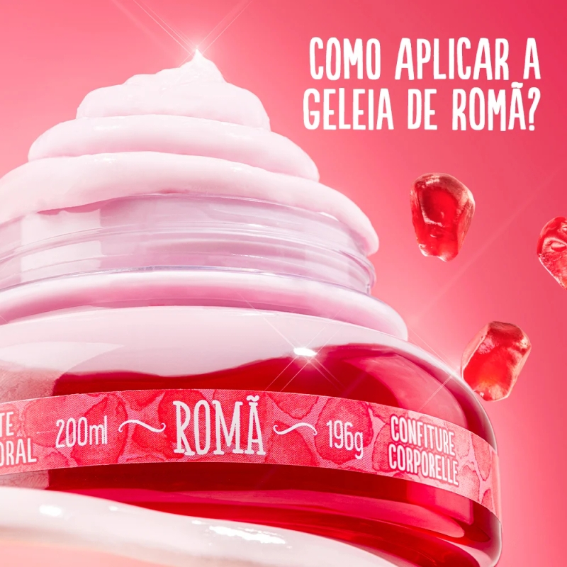 Geleia Hidratante Desodorante Corporal Romã 200ml - foto 3