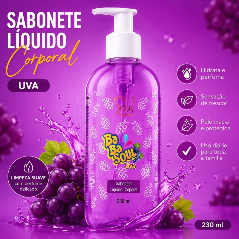 Sabonete Líquido Uva