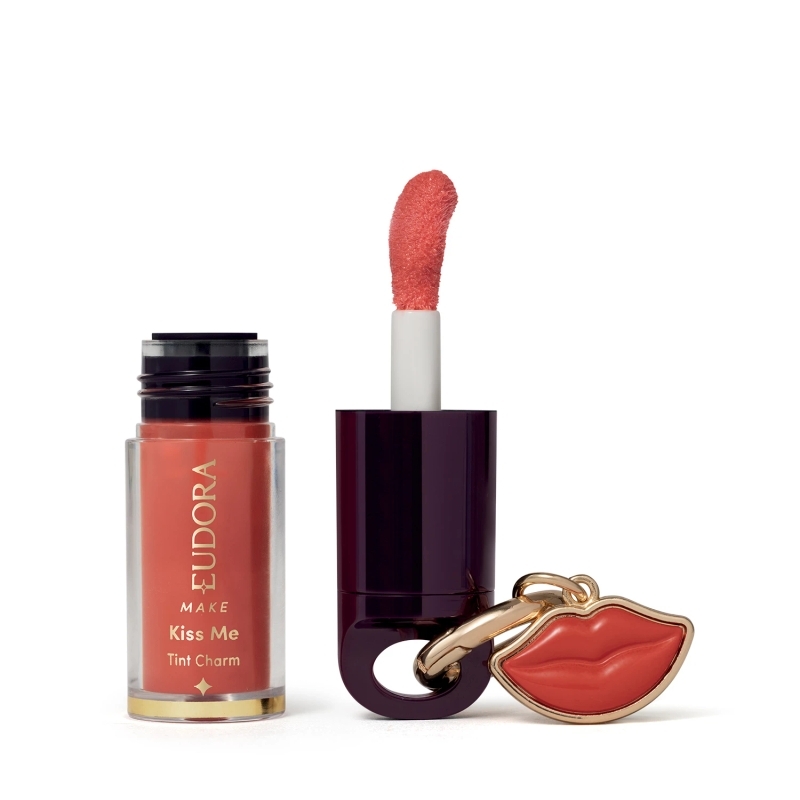 Lip Oil Tint Charm Peach Eudora Make Kiss Me 2ml