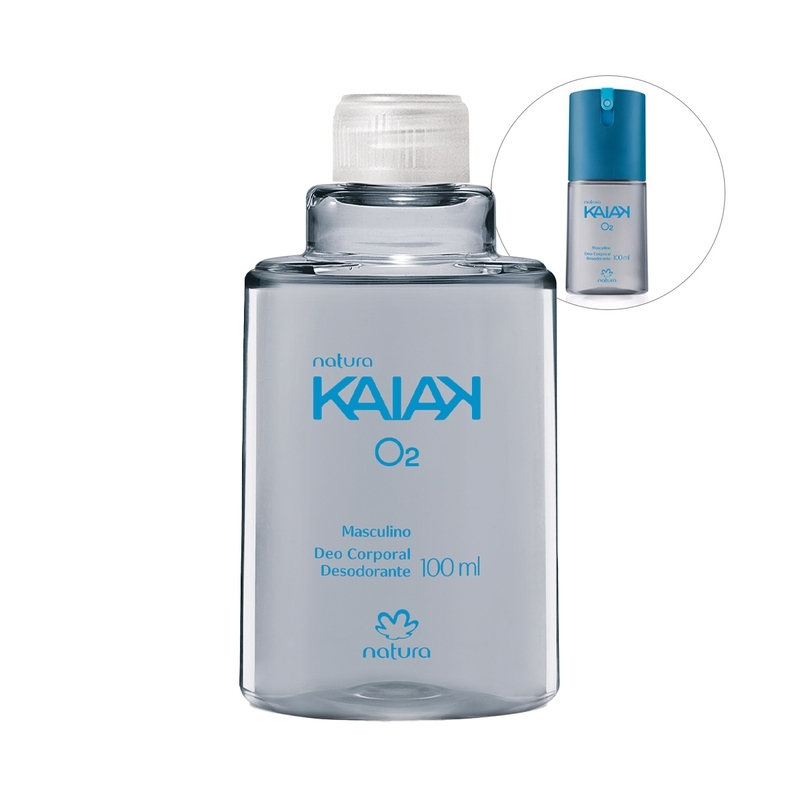Refil desodorante corporal kaiak O2 masculino - 100 ml