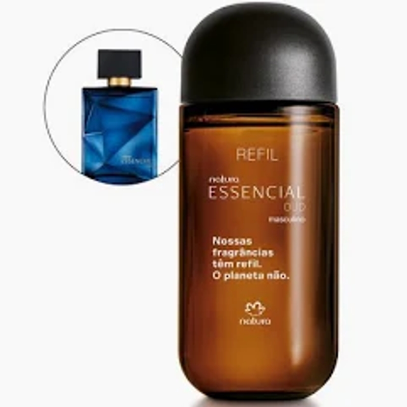 Essencial Oud Refil Deo Parfum Masculino 100ml