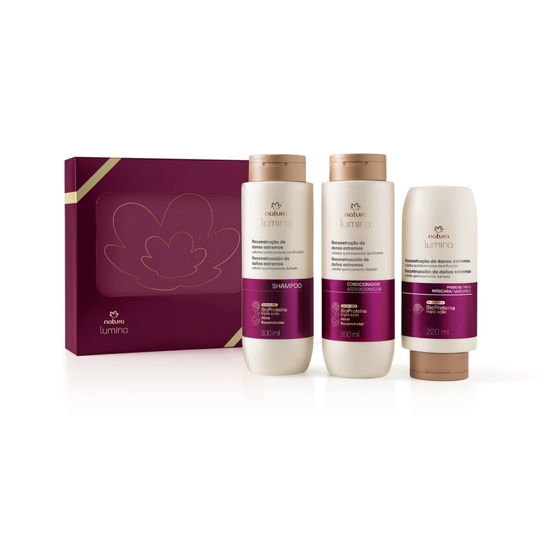 Kit Natura Lumina Reconstrução De Danos Extremos