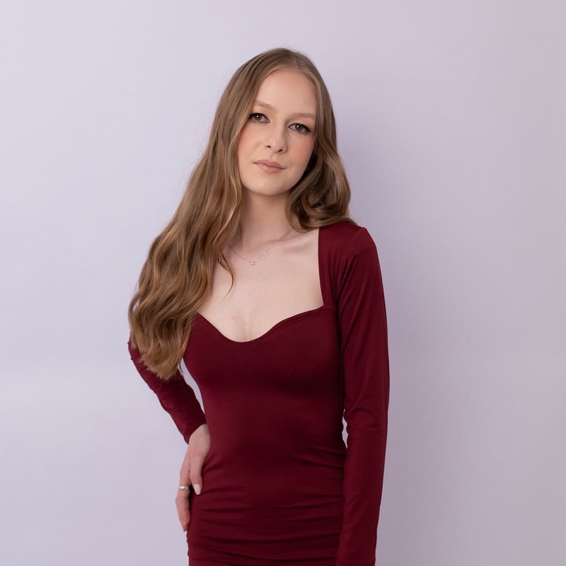 Vestido Eloise Marsala