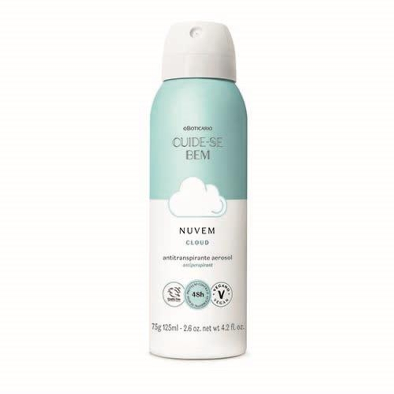 Desodorante Antitranspirante Aerosol Cuide-Se Bem Nuvem 75/125Ml