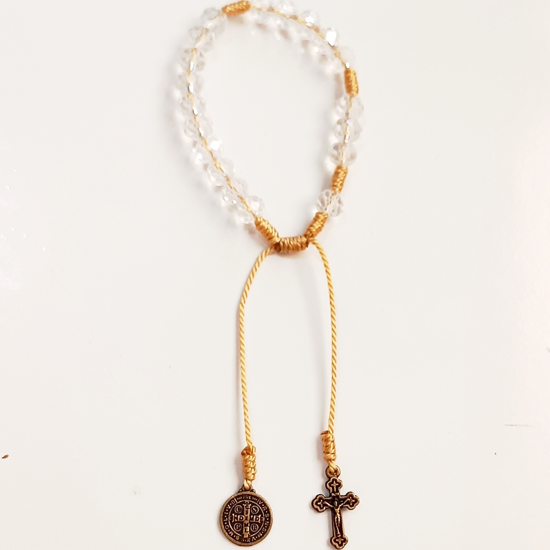 Pulseira Cristal Regulável - São Bento