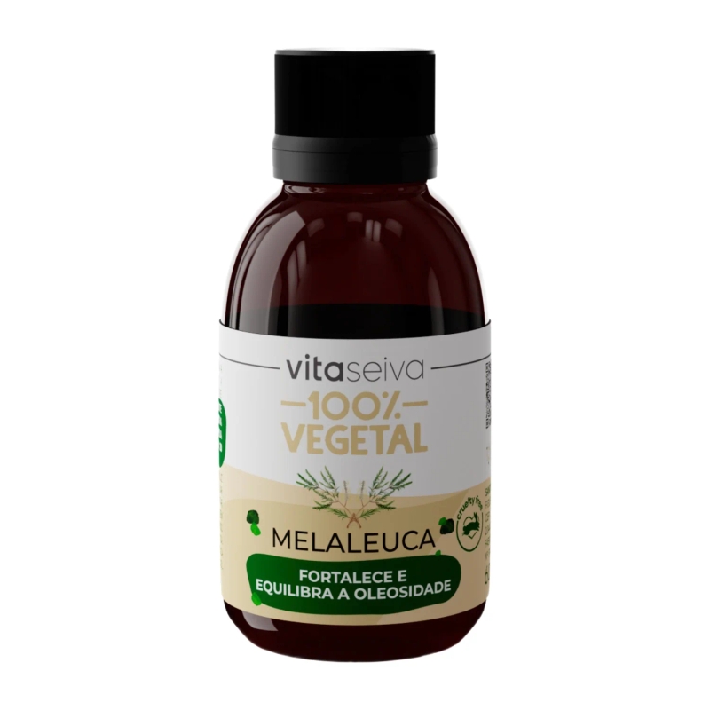 Óleo Capilar Melaleuca 100% Vegetal Vita Seiva 60ml