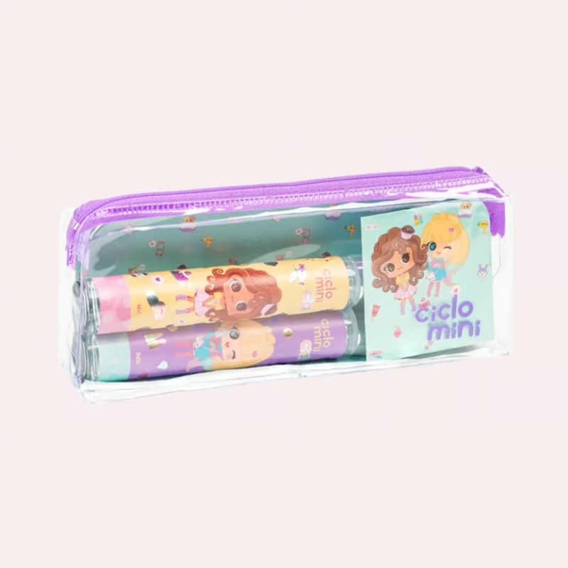 Estojo Deo Colônia Cici Bela 30ml + Deo Colônia Cici Mel 30ml