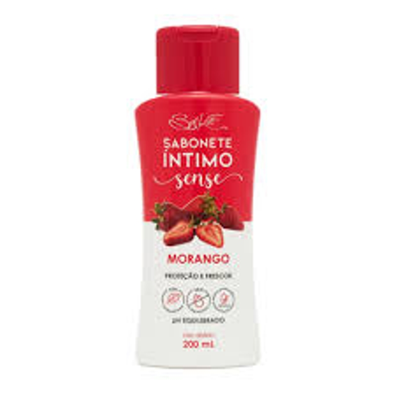Sabonete Íntimo sense de Morango - 200ml