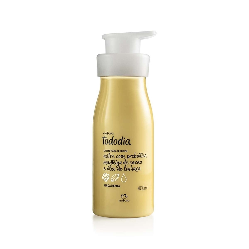 Creme desodorante nutritivo para o corpo macadâmia - 400 ml - 400 ml