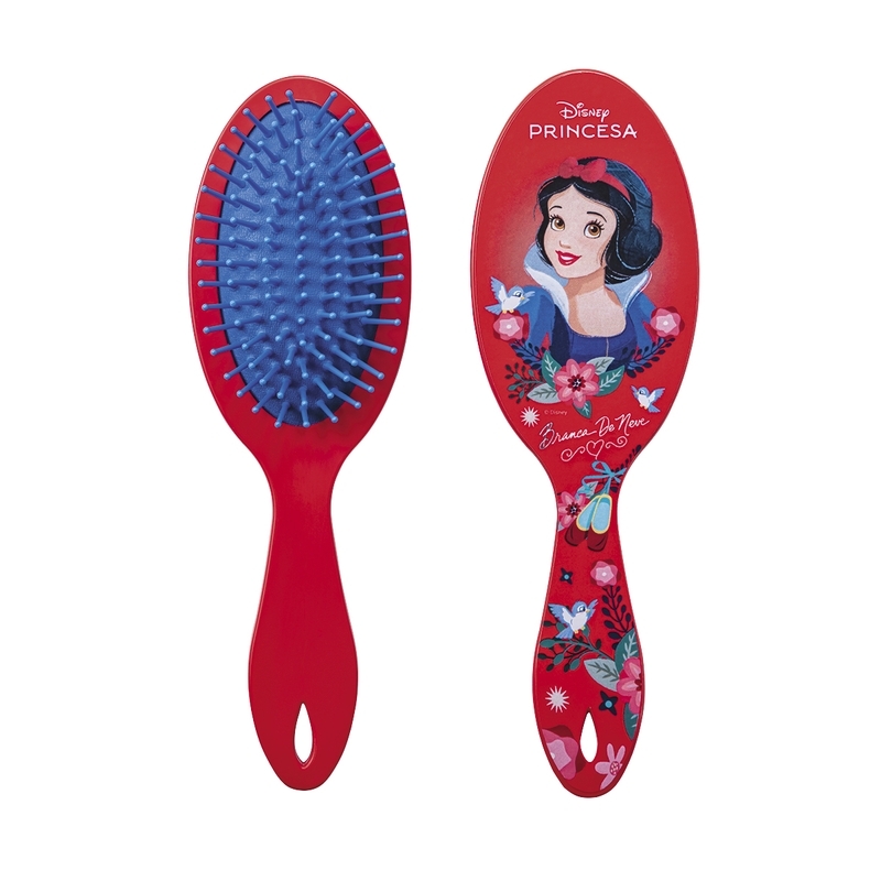 Escova de Cabelo Oval Branca de Neve