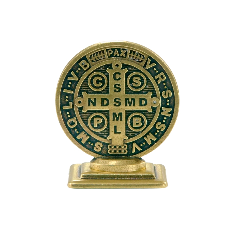 Medalha de São Bento - Autocolante Ouro Velho