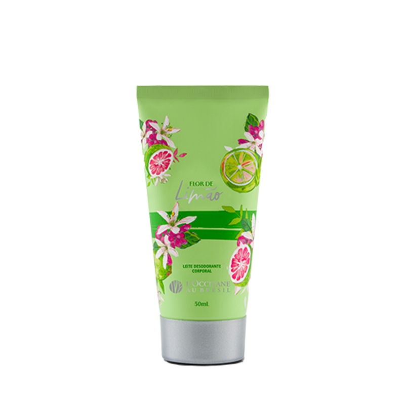 Leite Desodorante Corporal Flor de Limão 50ml