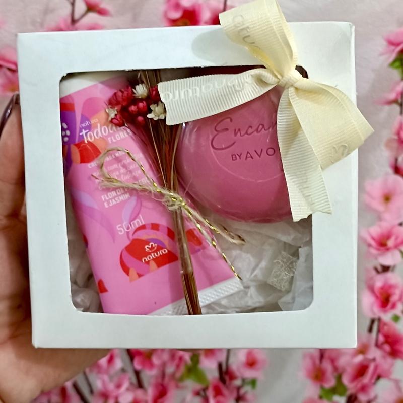 Presente Flor  De Pêssego  e Jasmim