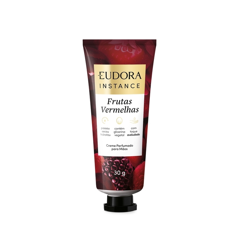 Creme para Mãos Instance Frutas Vermelhas 30g - Eudora