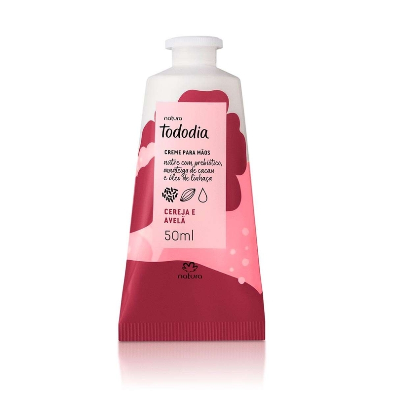 Creme Nutritivo para as Mãos Tododia Cereja e Avelã 50ml