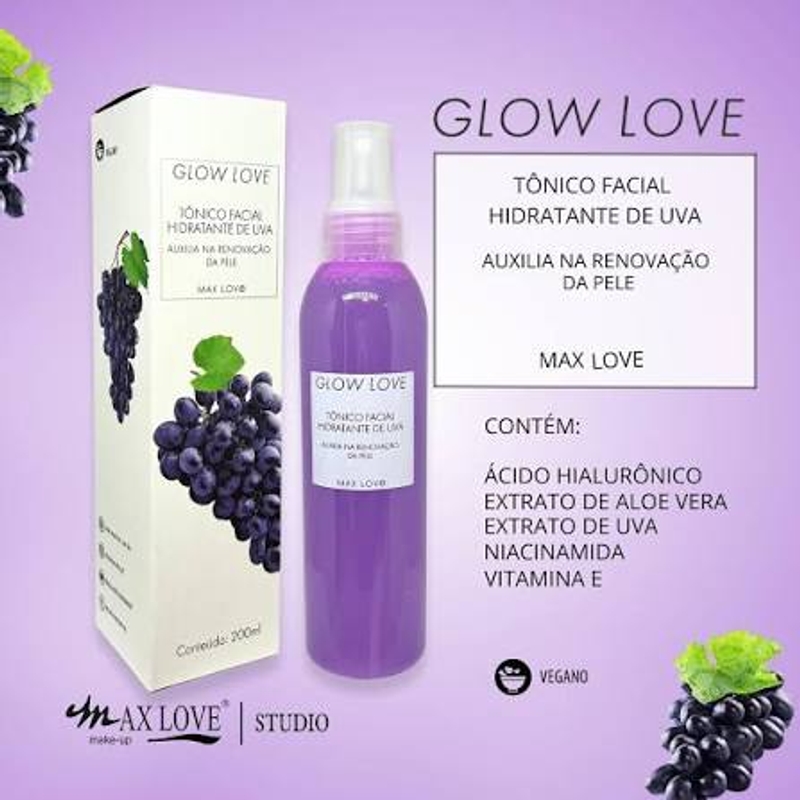 Tônico facial hidratante de uva - 200ml - foto 2
