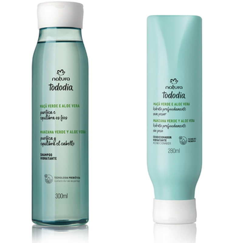 Shampo + Condicionador Maça Verde E Aloe E Vera