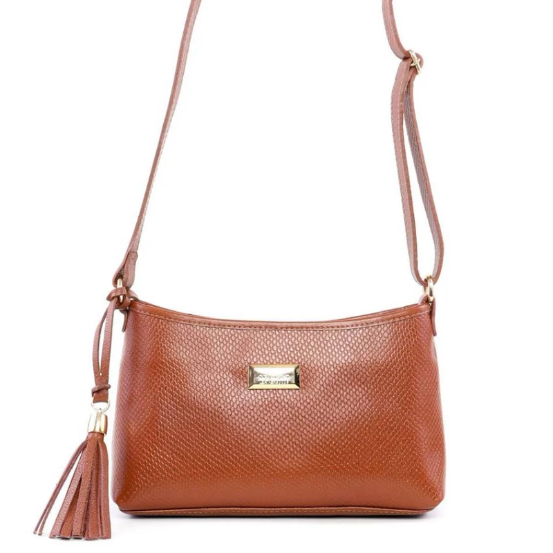 Bolsa Tote em Tressê com Barbicacho - Castor