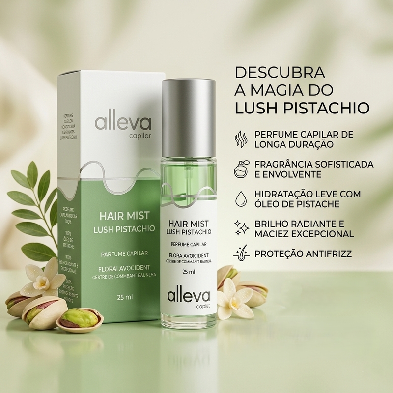 Perfume Capilar Hair Mist Lush Pistachio - 15ml - foto 2