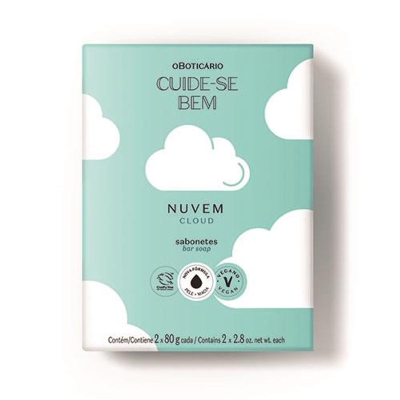 Sabonete Em Barra Cuide-se Bem Nuvem 2x80g