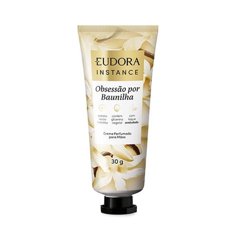 Creme Perfumado para Mãos Instance Obsessão Baunilha 30g