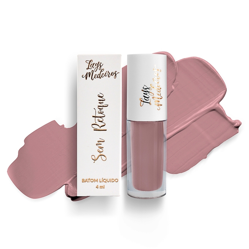 Batom Líquido Matte Sem Retoque Cor: Maitê 4ml - Lays Medeiros