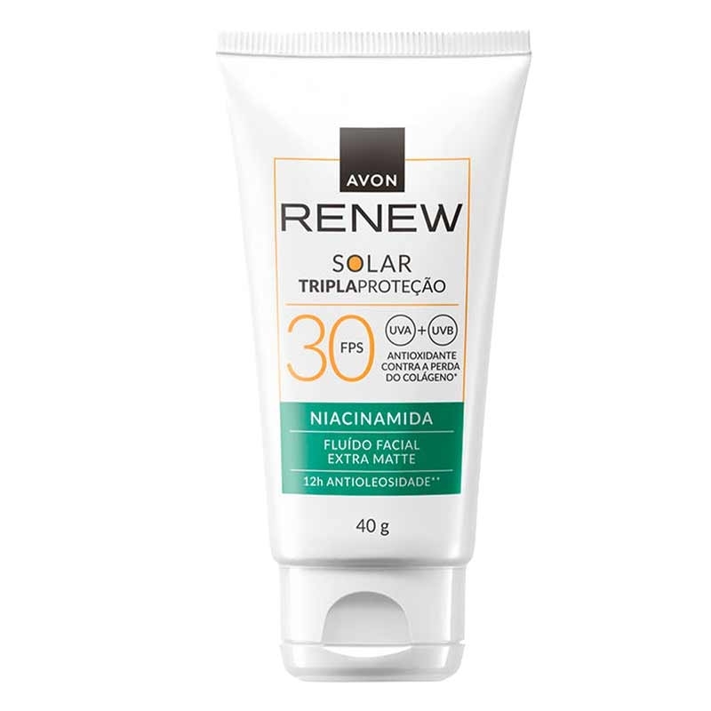 Renew Protetor Solar Toque Seco Matte Fps 30 - 40 g