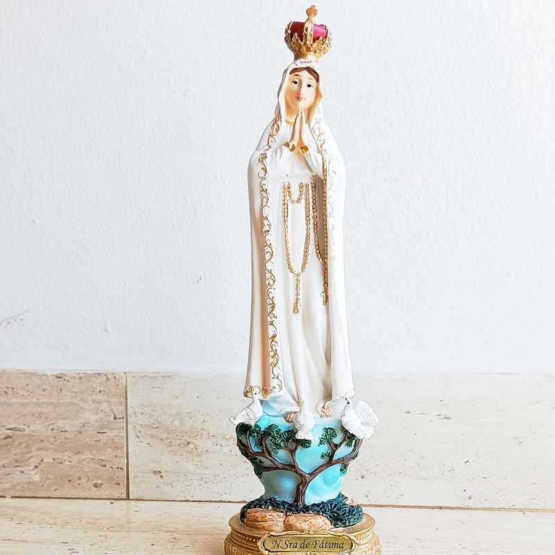 Imagem N.Sra. De Fátima - 30 Cm - Resina