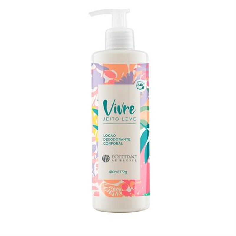 Loção Desodorante Corporal Jeito Leve Vivre 400ml