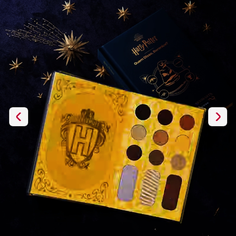 Paleta De Maquiagem  Multifuncional Harry Potter Quem Disse, Berenice? Bem-Vindo À Hogwarts  54G - foto 6