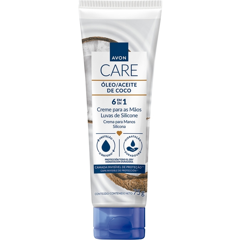 Creme de Mãos Óleo de Coco Avon Care 75 g