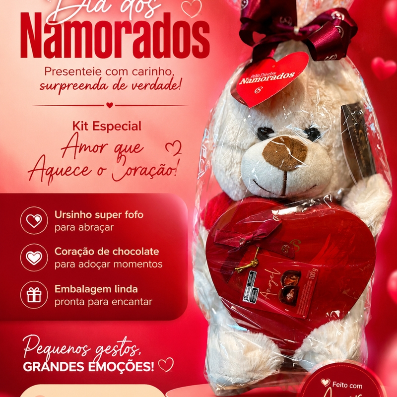 Urso Mais Lata Cacau Show