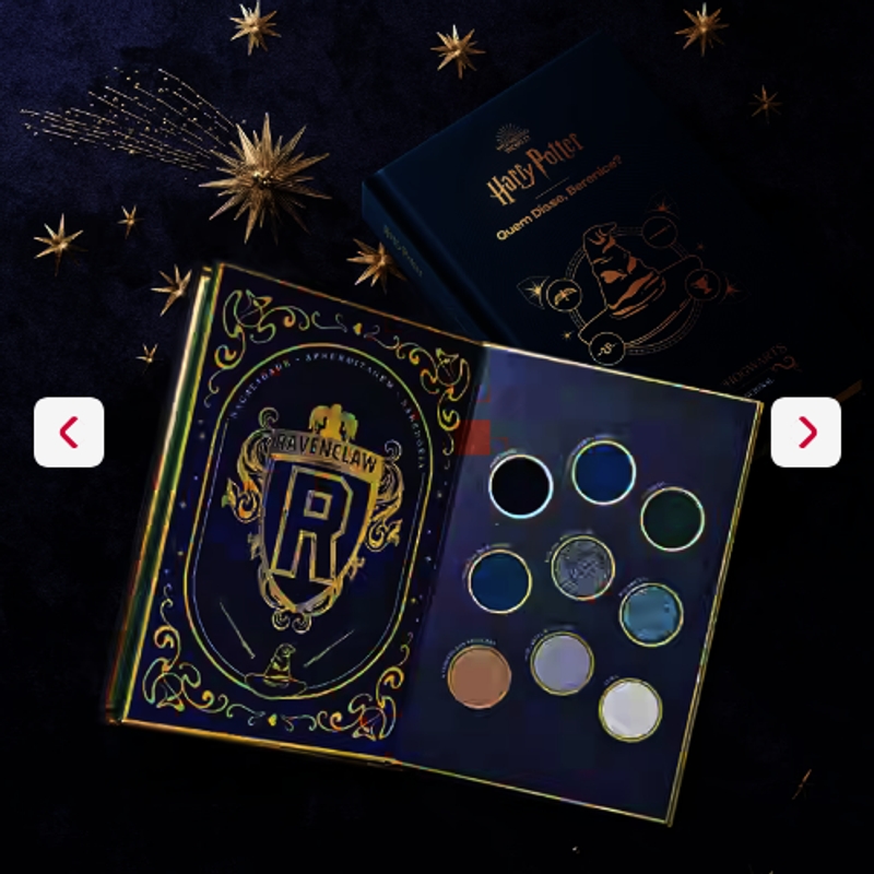 Paleta De Maquiagem  Multifuncional Harry Potter Quem Disse, Berenice? Bem-Vindo À Hogwarts  54G - foto 8