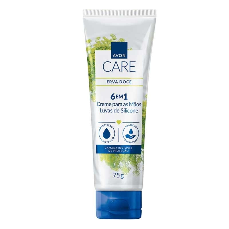 Luvas de Silicone Creme Protetor para as Mãos Erva Doce