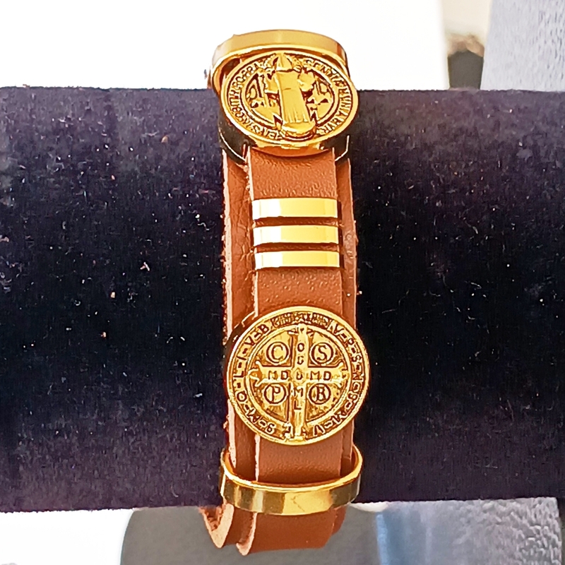 Pulseira Couro - São Bento