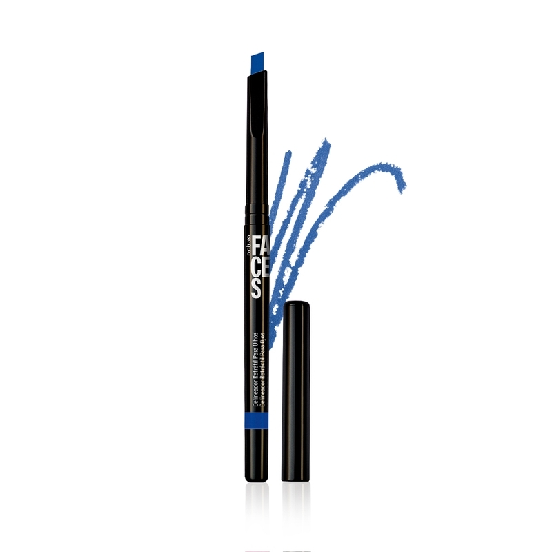 DDelineador Retrátil Faces Azul 280 mg - Oferta Válida Apenas No Pix