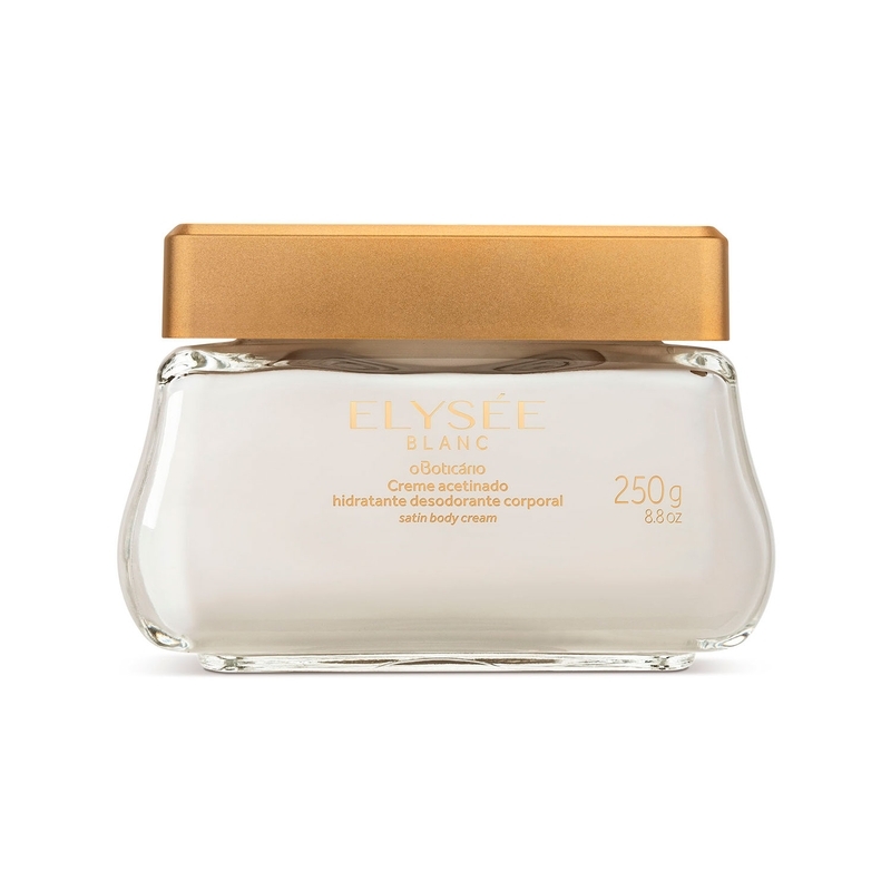 Creme Acetinado Hidratante Desodorante Elysée Blanc 250g