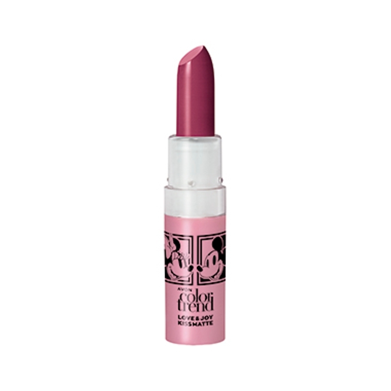 Kiss Matte Batom Coleção Disney Rosa Romântico