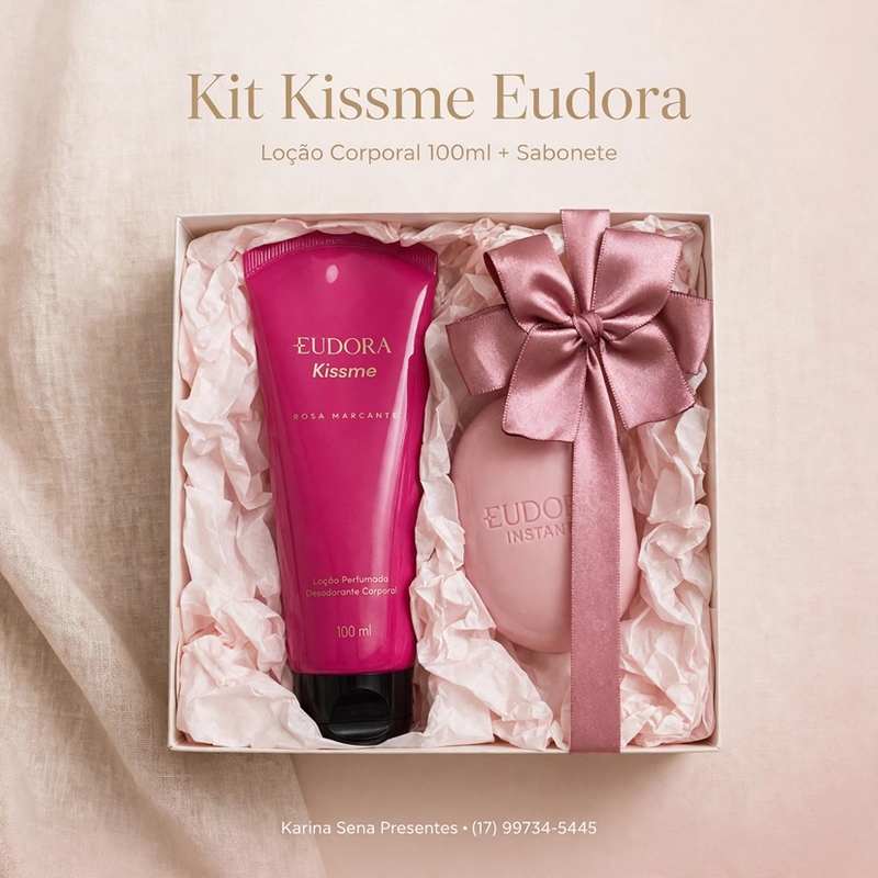 Kit Eudora Kiss Me Rosa Marcante