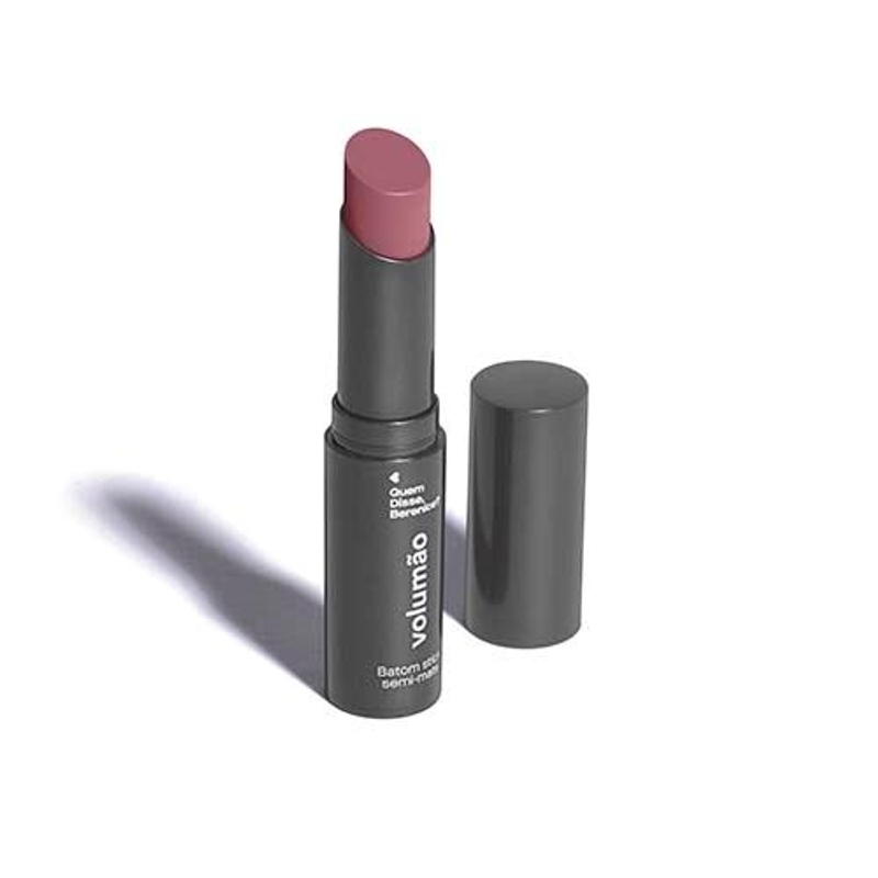 Batom Stick Semi-mate Volumão Rosa Roseirê 3,4g