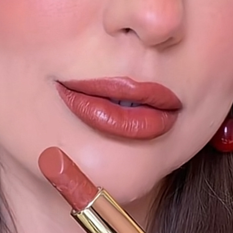 Batom Niina Secrets Soft Petals Castanho Encantado 3,8g