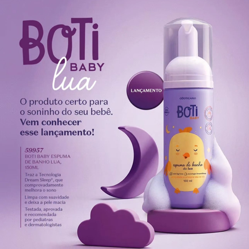 Espuma De Banho Boti Baby Lua 150Ml
