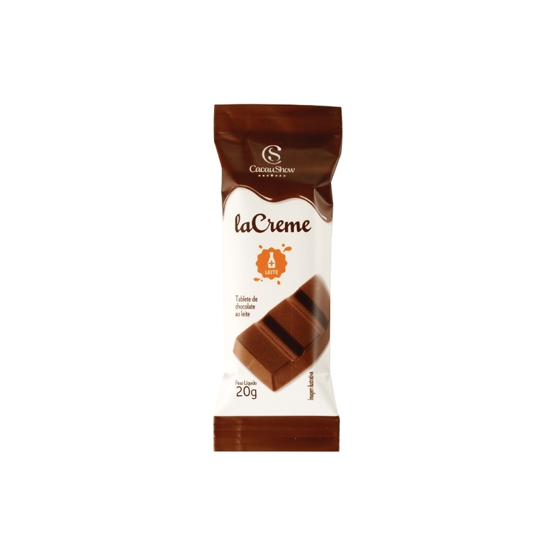 Tablete laCreme de Chocolate ao Leite 20g