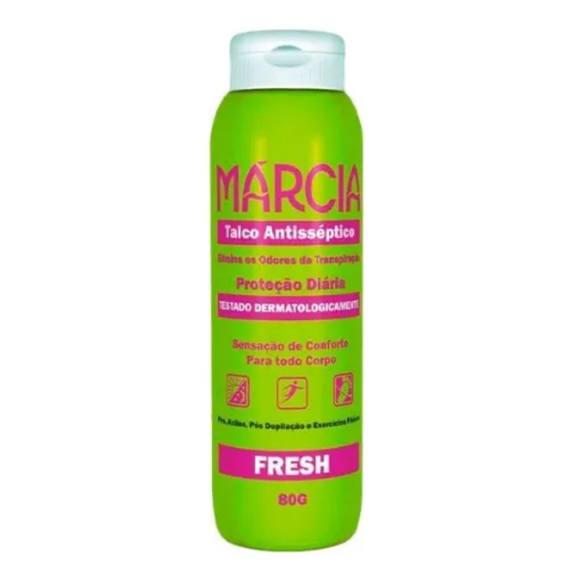 Talco para os Pés Antisséptico Márcia Fresh 80g
