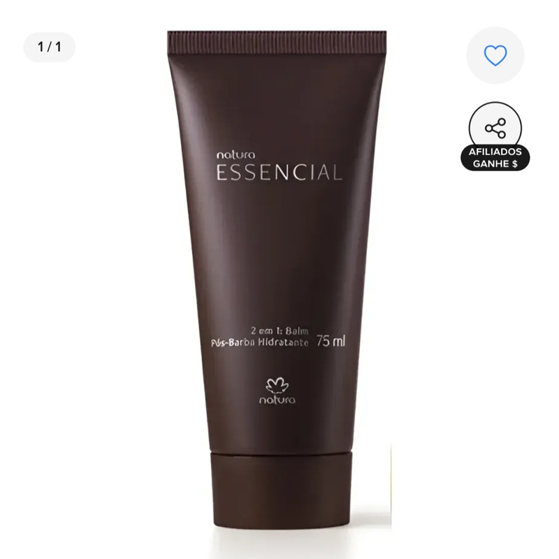 2 em 1: BALM PÓS BARBA ESSENCIAL 75ML